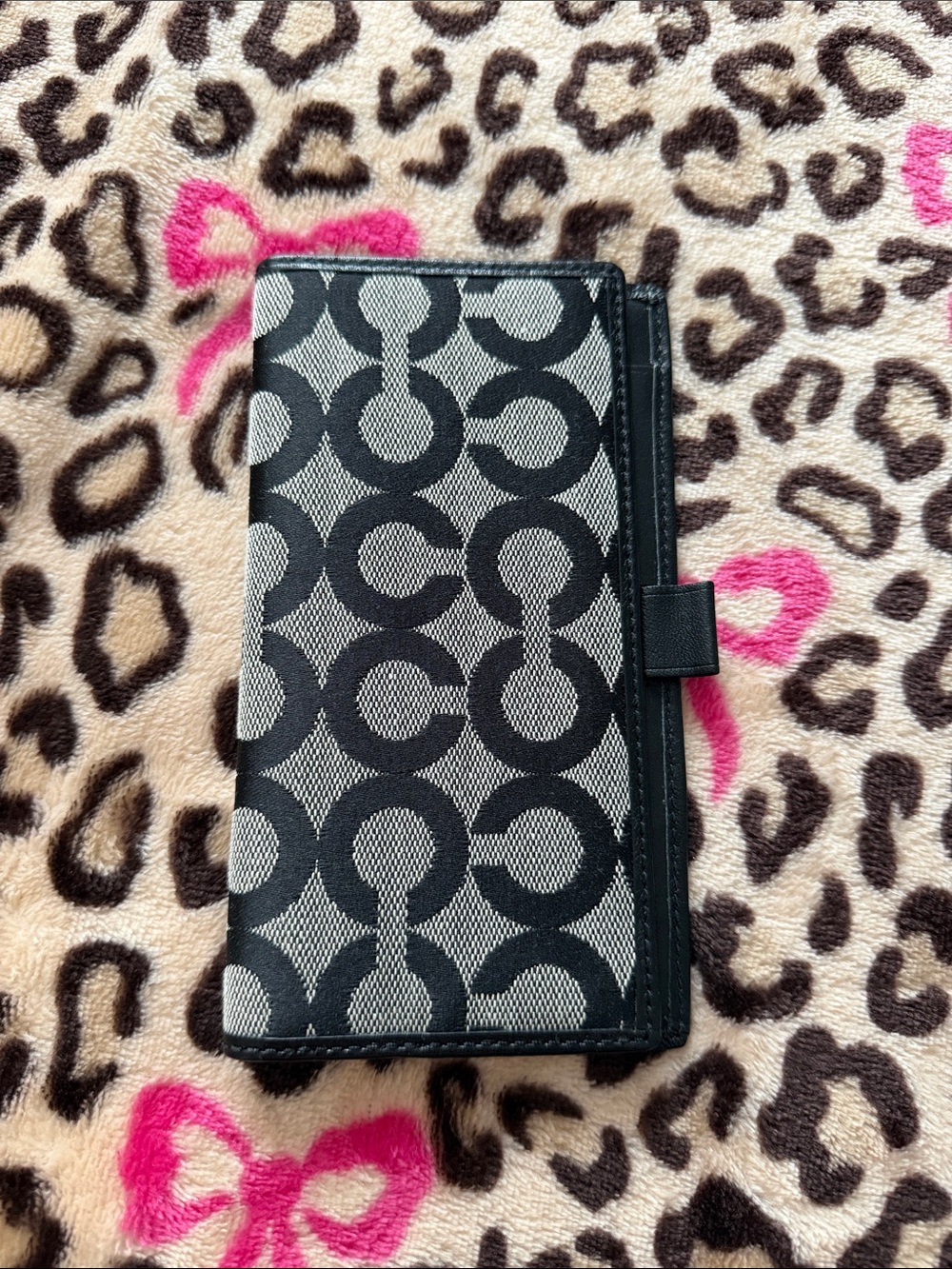 Coach wallet cheque book insert